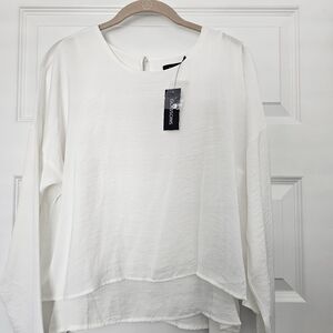 Glassons White Long Sleeve Top